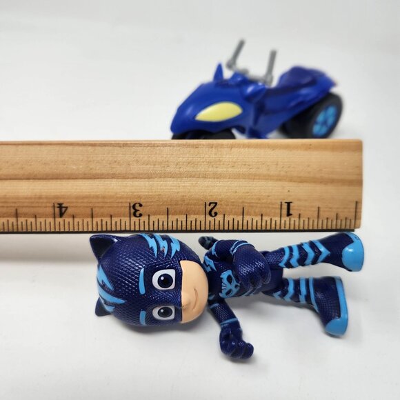 PJ Masks Catboy Figure & Cat Car Motorcycle Bike Toy Set - Picture 10 of 12